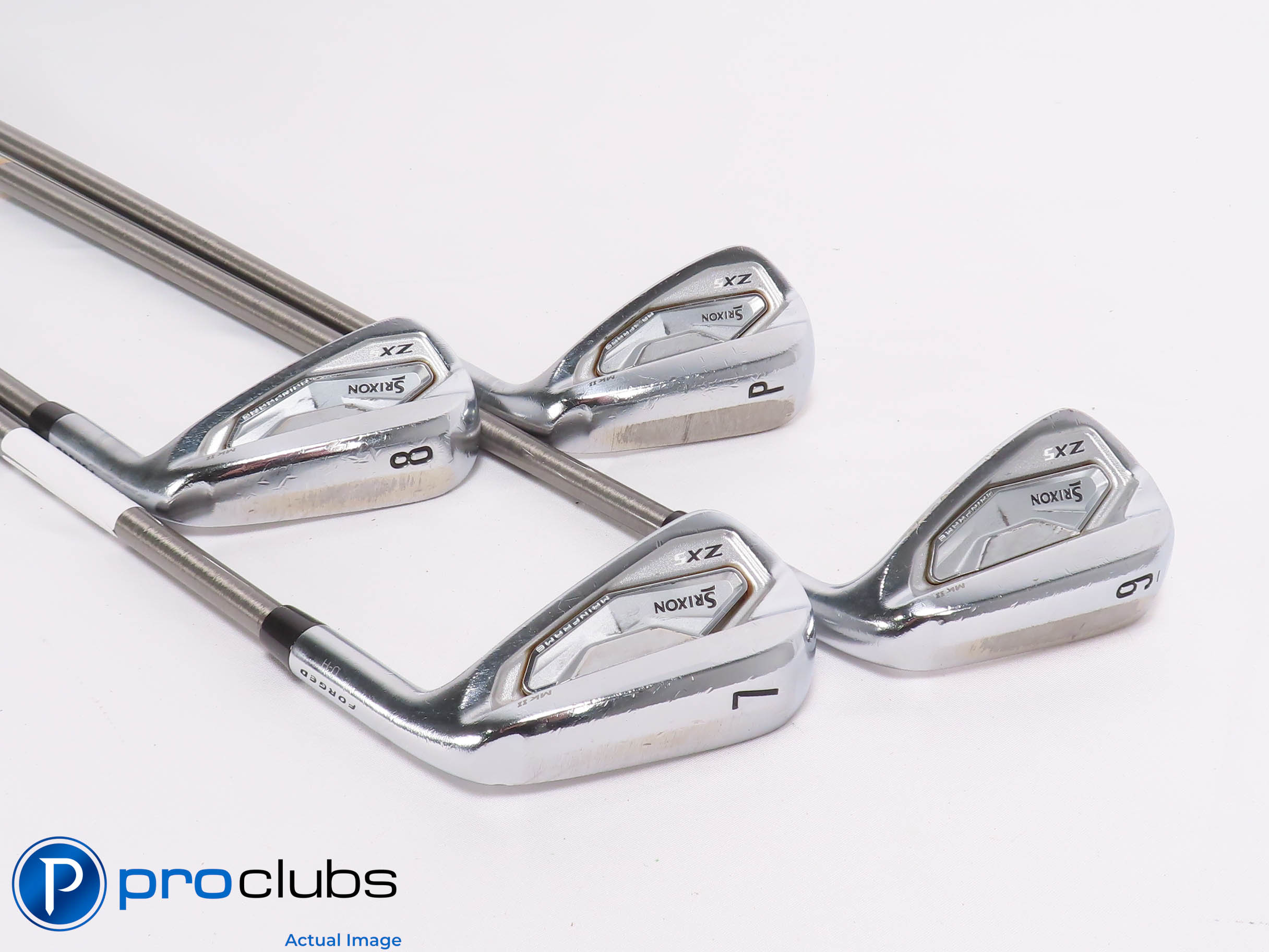 stkei Srixon ZX5 MK II 7-PW IRON SET - Steelfiber 115 Stiff Flex